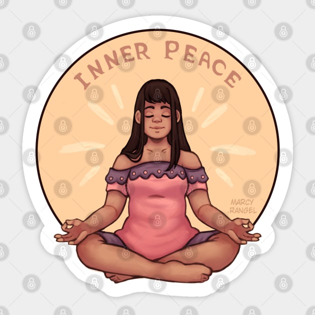 Inner Piece Sticker by MarcyRangel